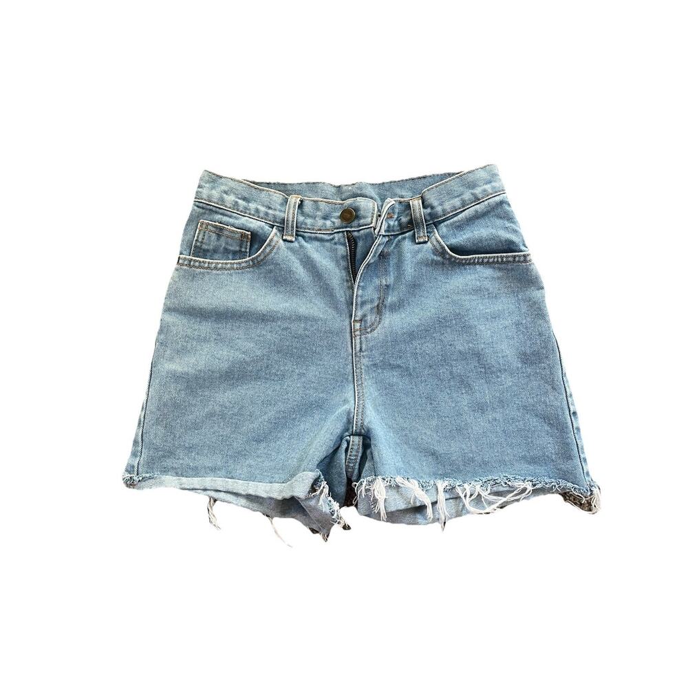 womens high waisted shorts denim 26